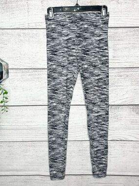 Flirtitude Gray Marled Active Leggings Size Small Comfy Stretch Lounge Workout